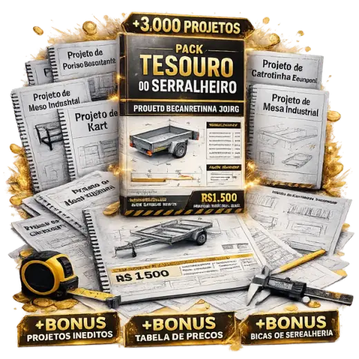 Kit Profissional — Pack Tesouro do Serralheiro