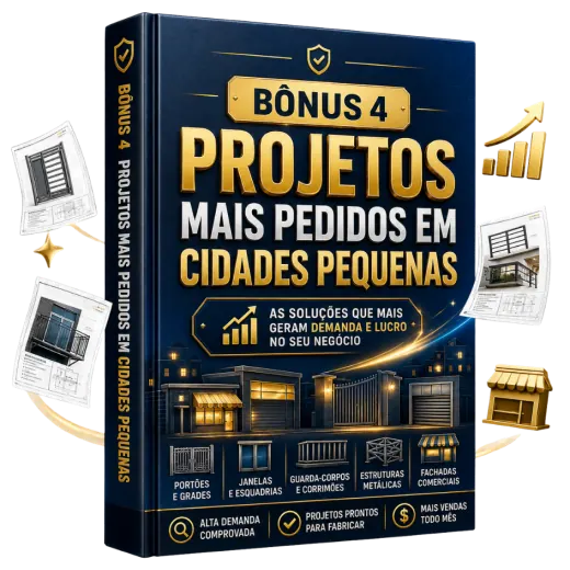 BÔNUS 4 — Projetos Mais Pedidos em Cidades Pequenas