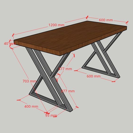 Projeto de Mesa Industrial